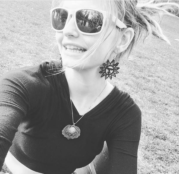 Sun Earrings # 1004