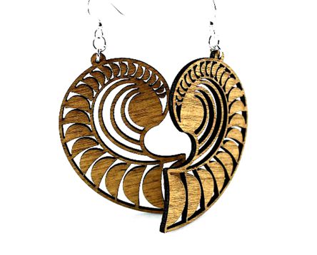 Conch Shell Earrings # 1007