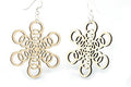 Circle Star Earrings # 1013
