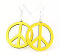 Small Peace Sign Earrings # 1053
