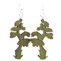 Elongated Bonsai Earrings # 1089