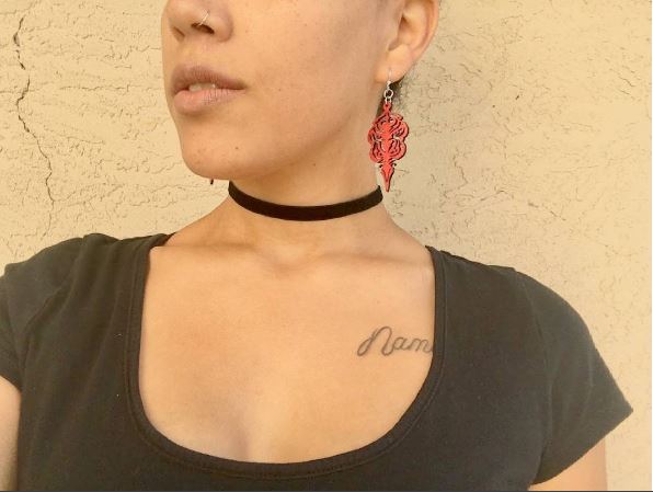 Mask Earrings # 1105