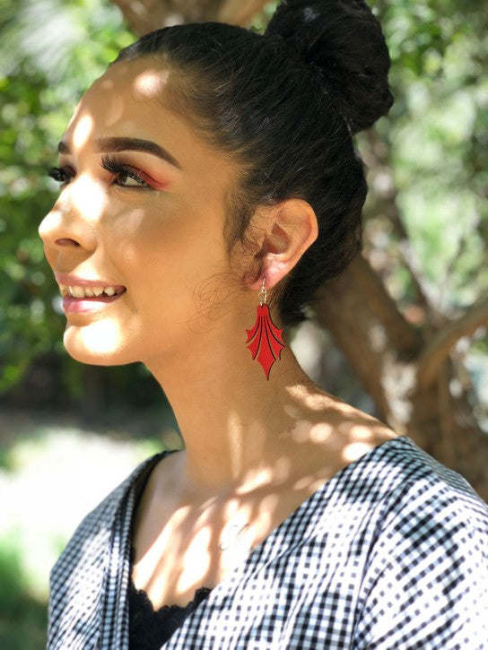 Dropped Point Earrings # 1113