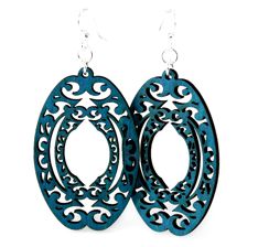 Decorative Oval Earrings # 1154