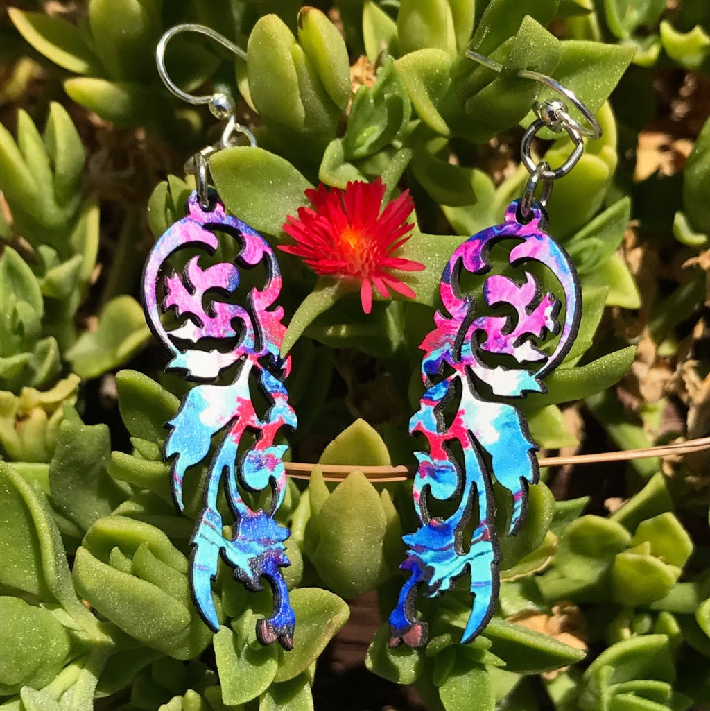 Flourishing Jazz Earrings #1175