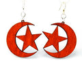 Star & Crescent Earrings # 1186
