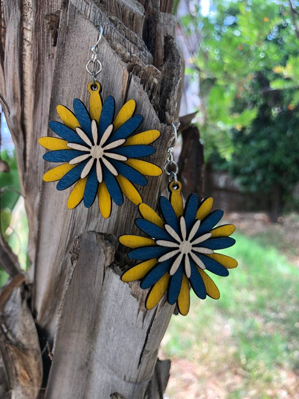 Petaled Layer Earrings # 1250