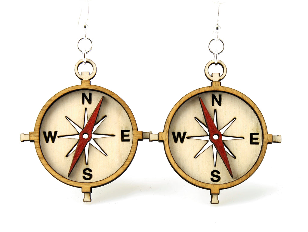 Compass Earrings # 1265