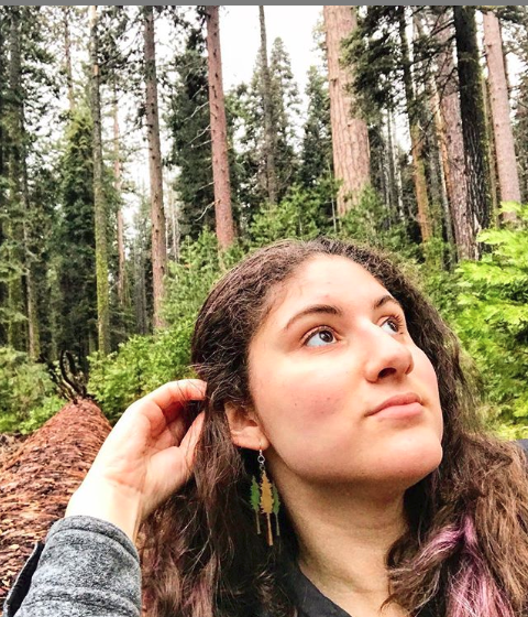 Redwood Tree Earrings # 1282
