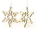 Cloudy Snowflake Earrings # 1283
