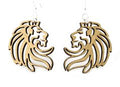 Stone Lion Earrings # 1331