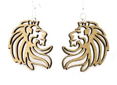 Stone Lion Earrings # 1331