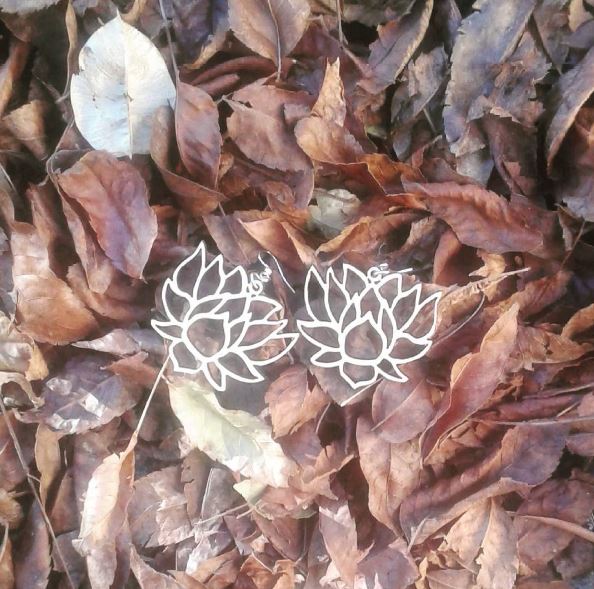 Lotus Earrings # 1380