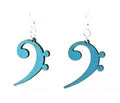 Bass Clef Earrings # 1432
