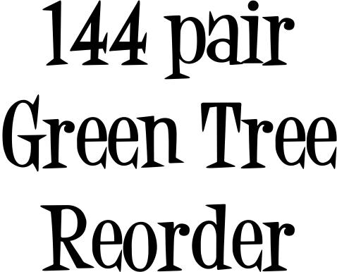 144 Green Tree Earring Re-fill