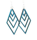 Upside-down Fountain Pyramid Earrings # 1450