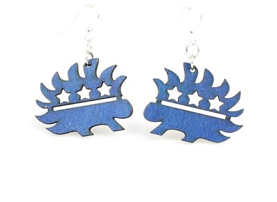 Libertarian Porcupine Earrings # 1461