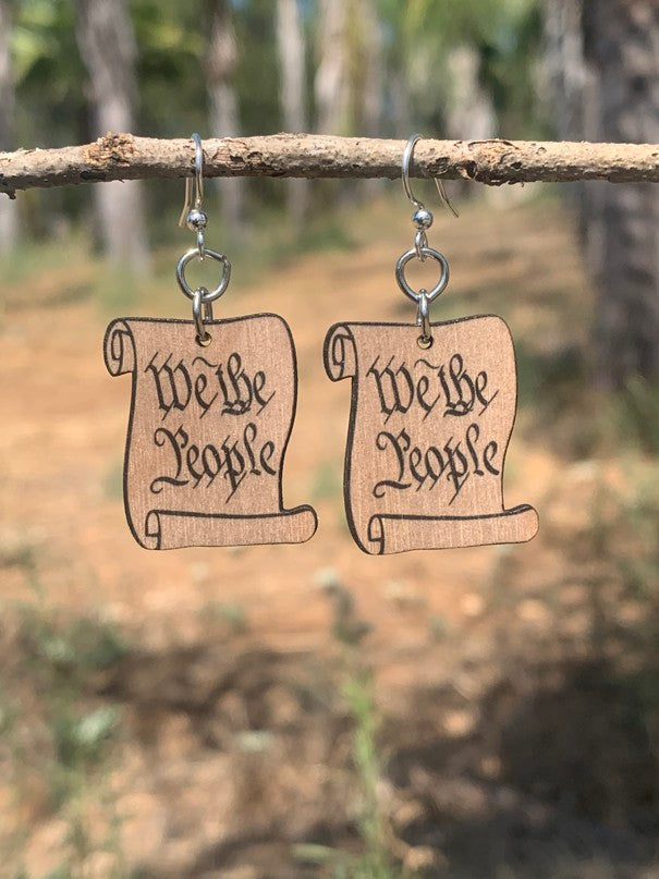We the People Earrings #1491