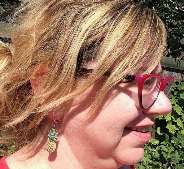 Pineapple Earrings # 1523