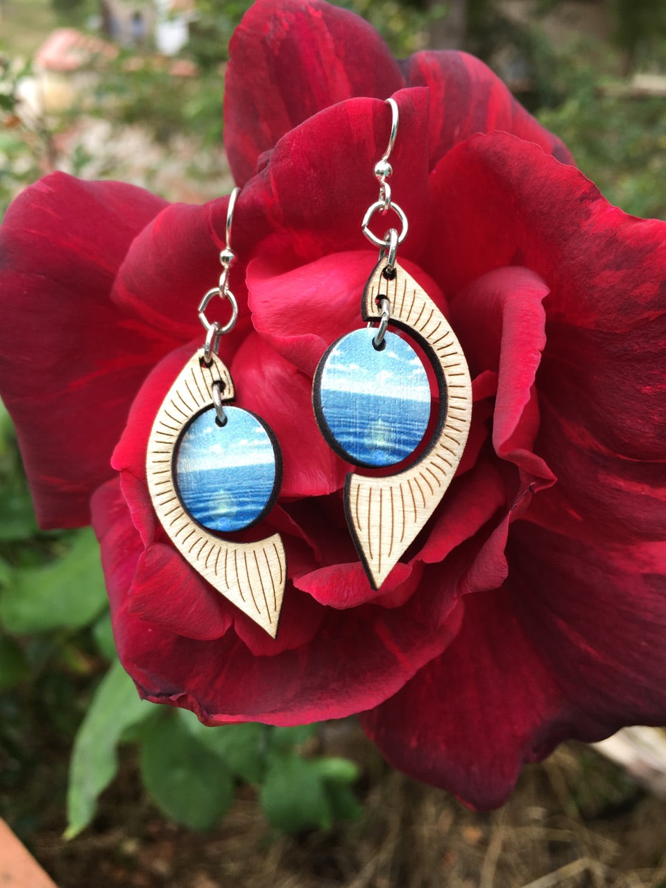 Ocean Pearl Earrings #1528