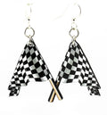 Racing Flag Earrings #1552
