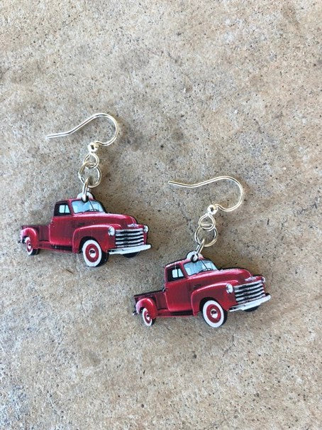Classic Truck Earrings #1573