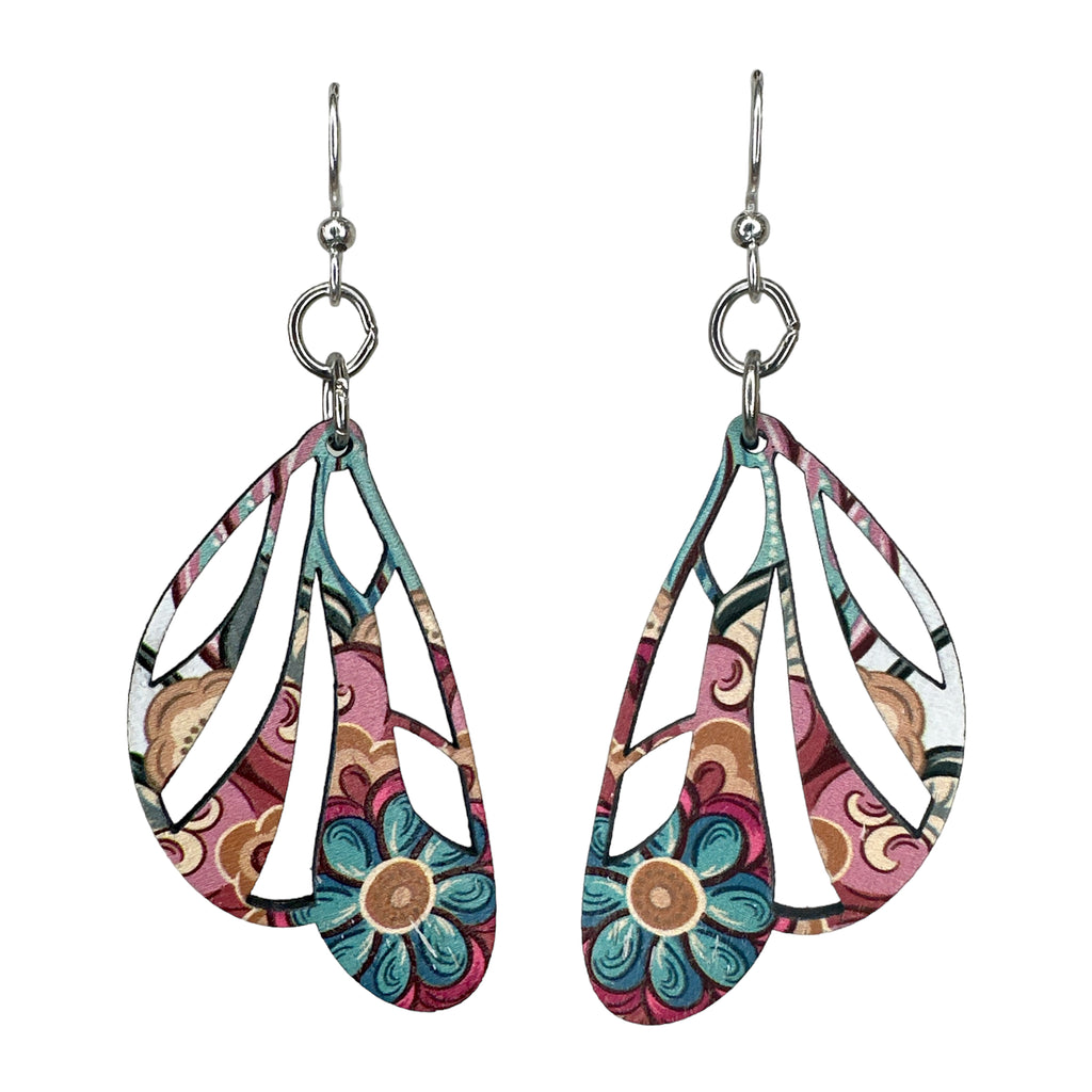 Paisley Wing Earrings #1781