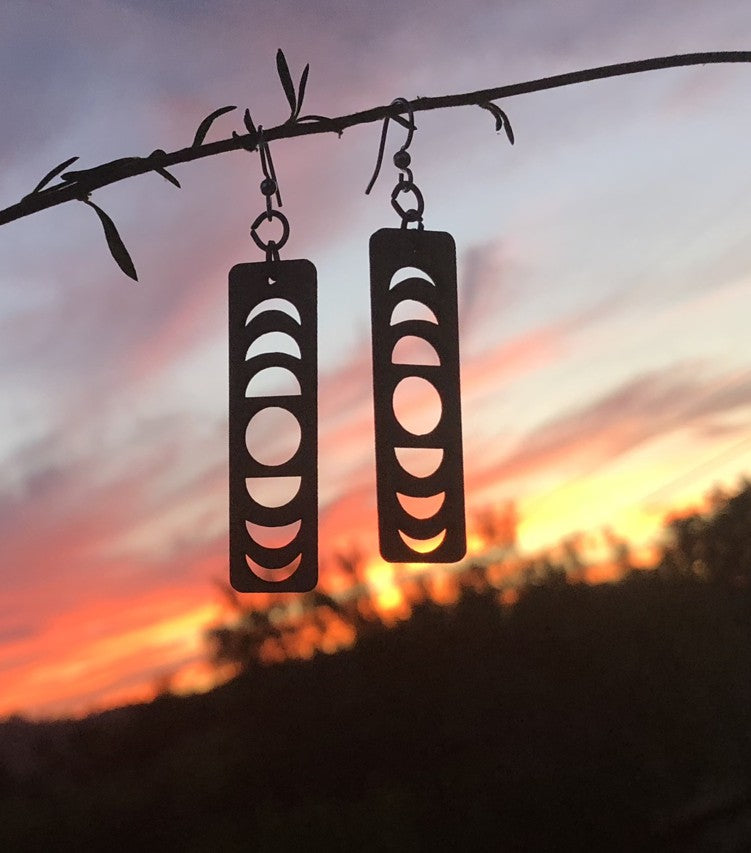 Lunar Eclipse Earrings #1594