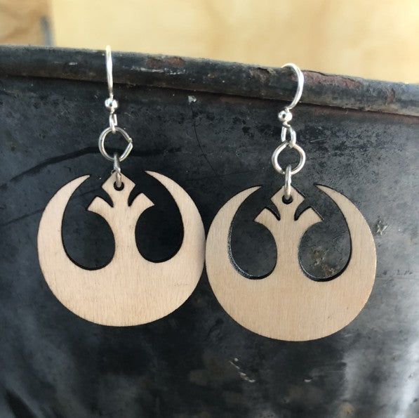 Republic Wood Earrings #1595