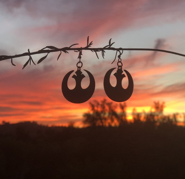 Republic Wood Earrings #1595