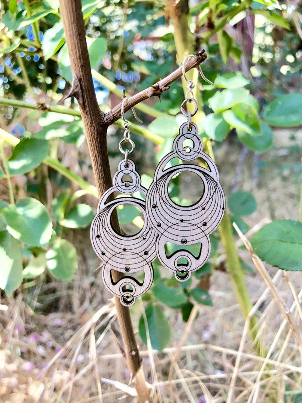 Sacred Circle Earrings #1596