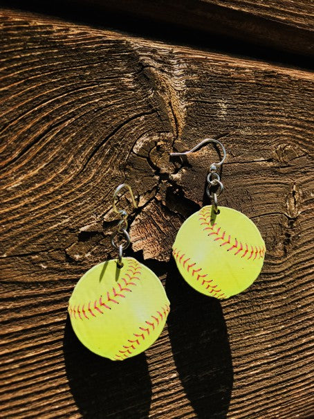 Softball Earrings #1607