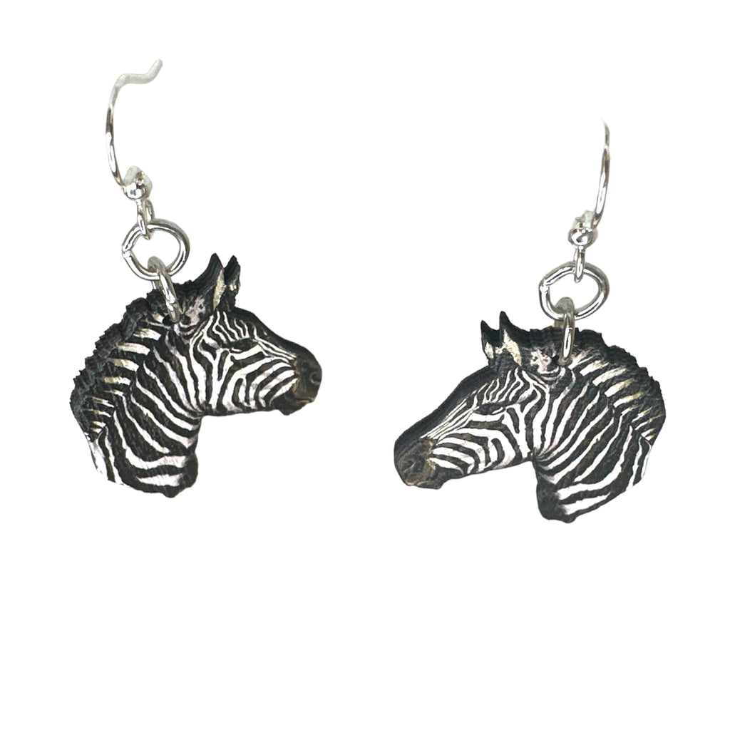 Wild Stripes Zebra Earrings #1611