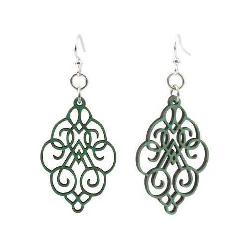 Arabesque Scroll Earrings #1618