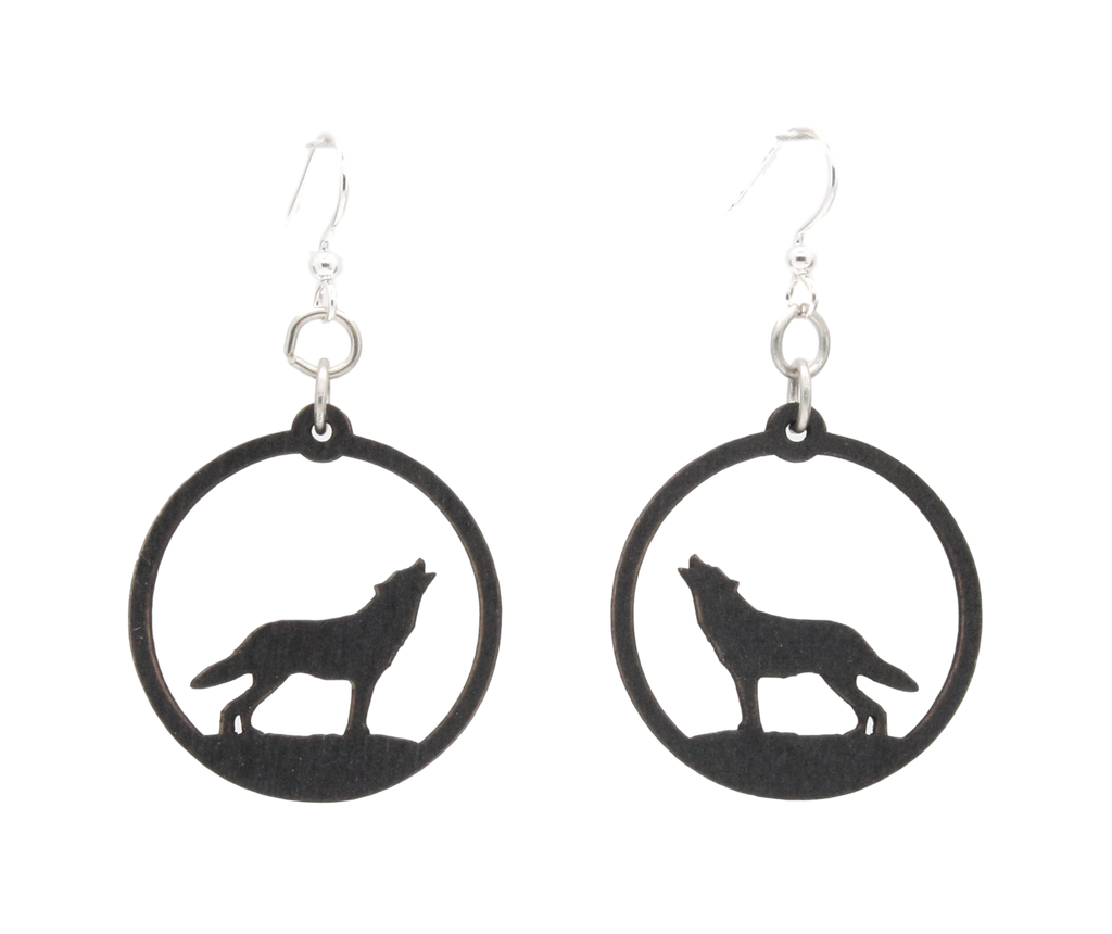 Howling Wolf Earrings #1623