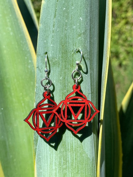 Muladhara Chakra Earrings #1636