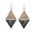 Shattered Triangle Earrings #1639