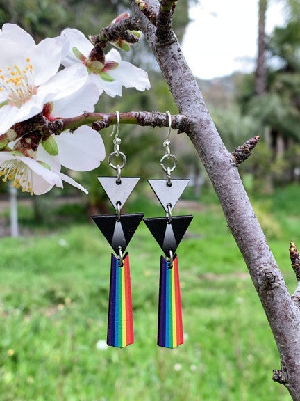 The Dark Side of the Moon Earrings #1641