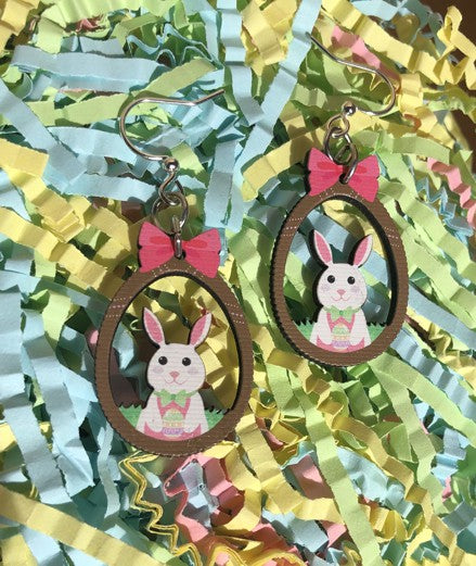 Easter Bunny Earrings #1642