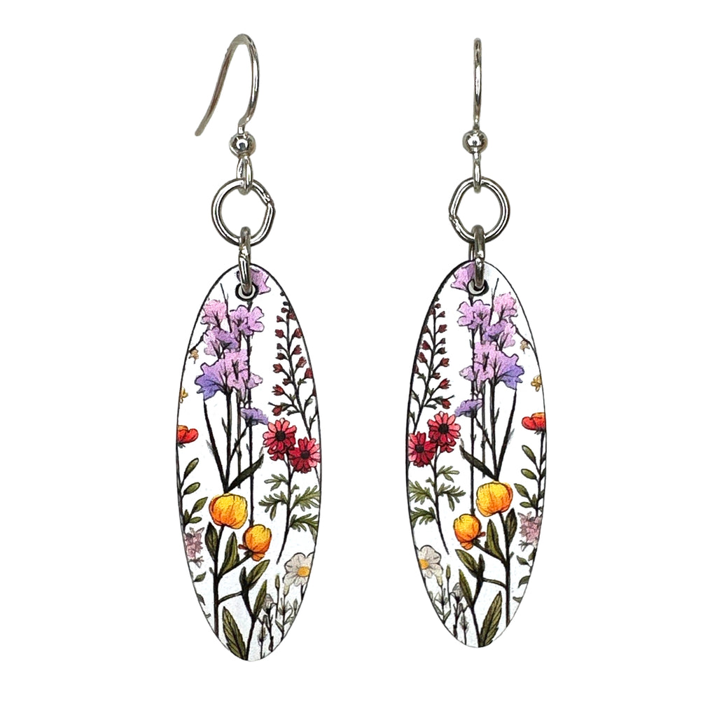 California Wild Flowers Blossom Earrings  #164
