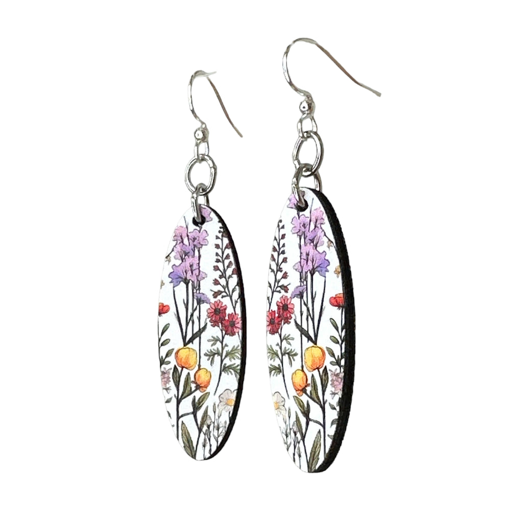 California Wild Flowers Blossom Earrings  #164