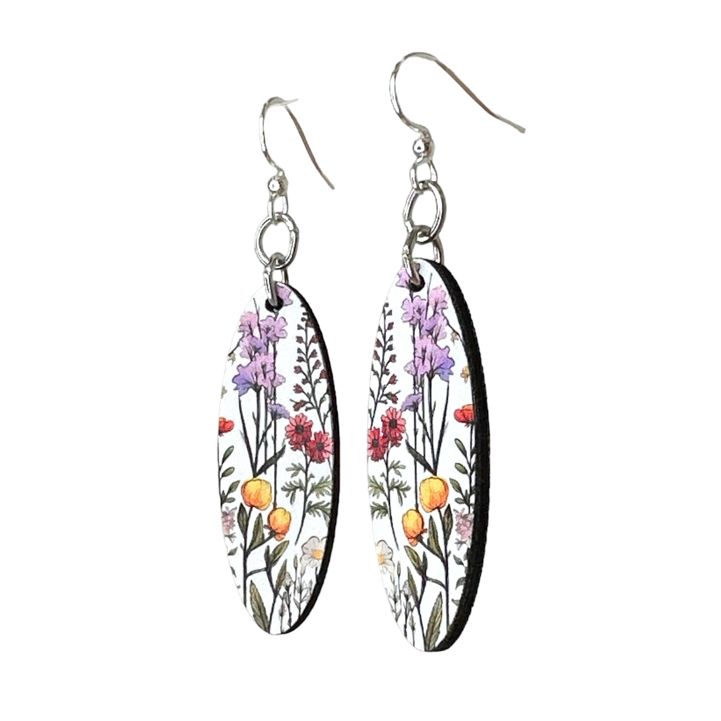 California Wild Flowers Blossom Earrings  #164
