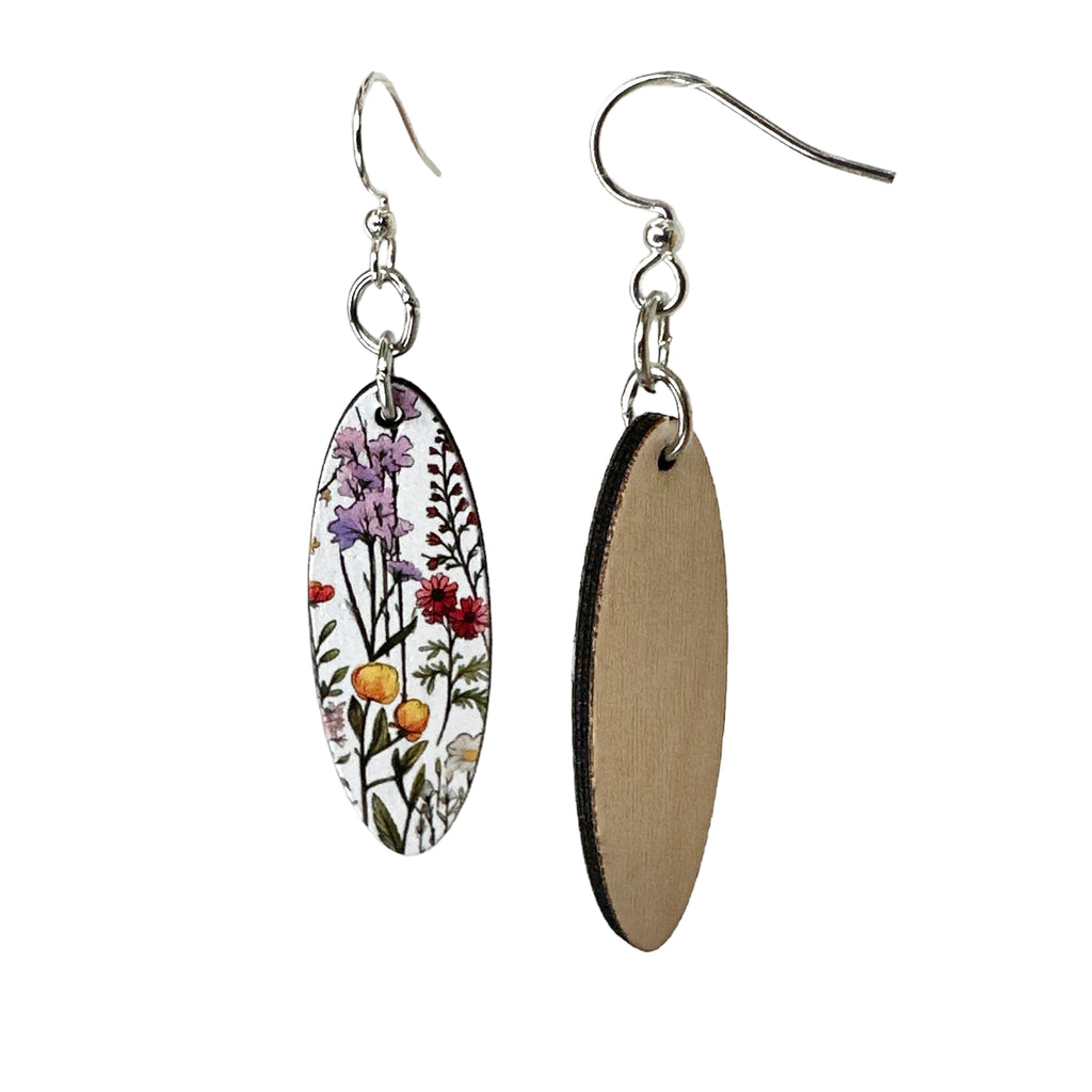 California Wild Flowers Blossom Earrings  #164
