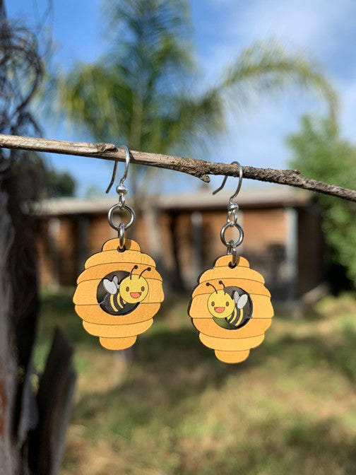 Cute Bee Earrings #1652