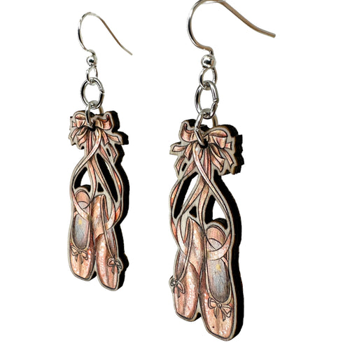 Ballet Shoe Earrings #1663