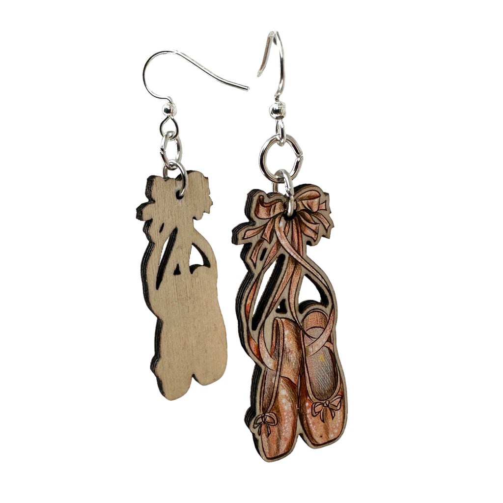 Ballet Shoe Earrings #1663