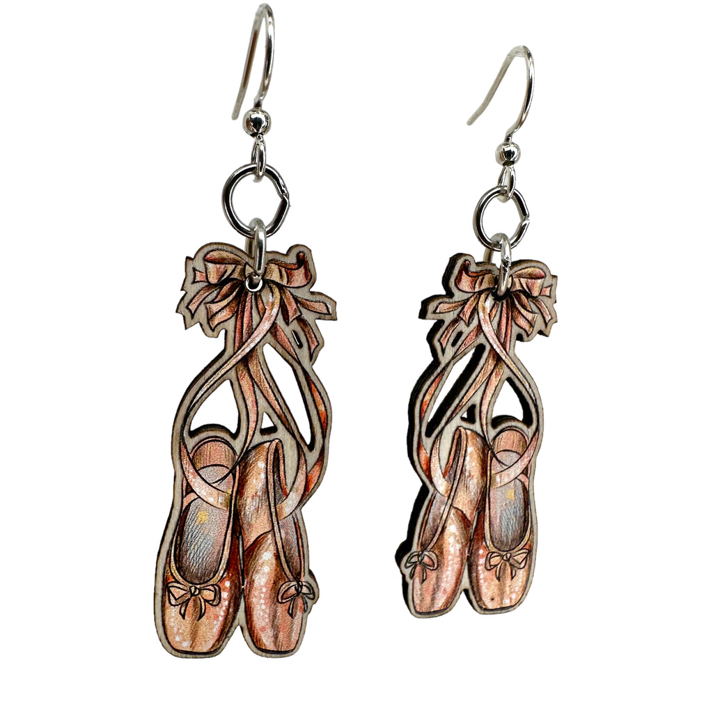 Ballet Shoe Earrings #1663