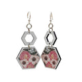 Botanical Hexagon Earrings #1683