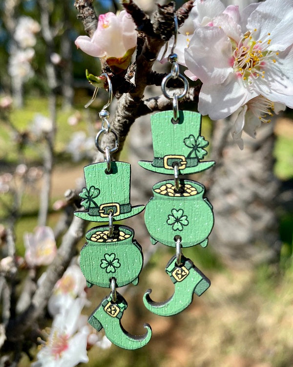 Leprechaun Earrings #1685