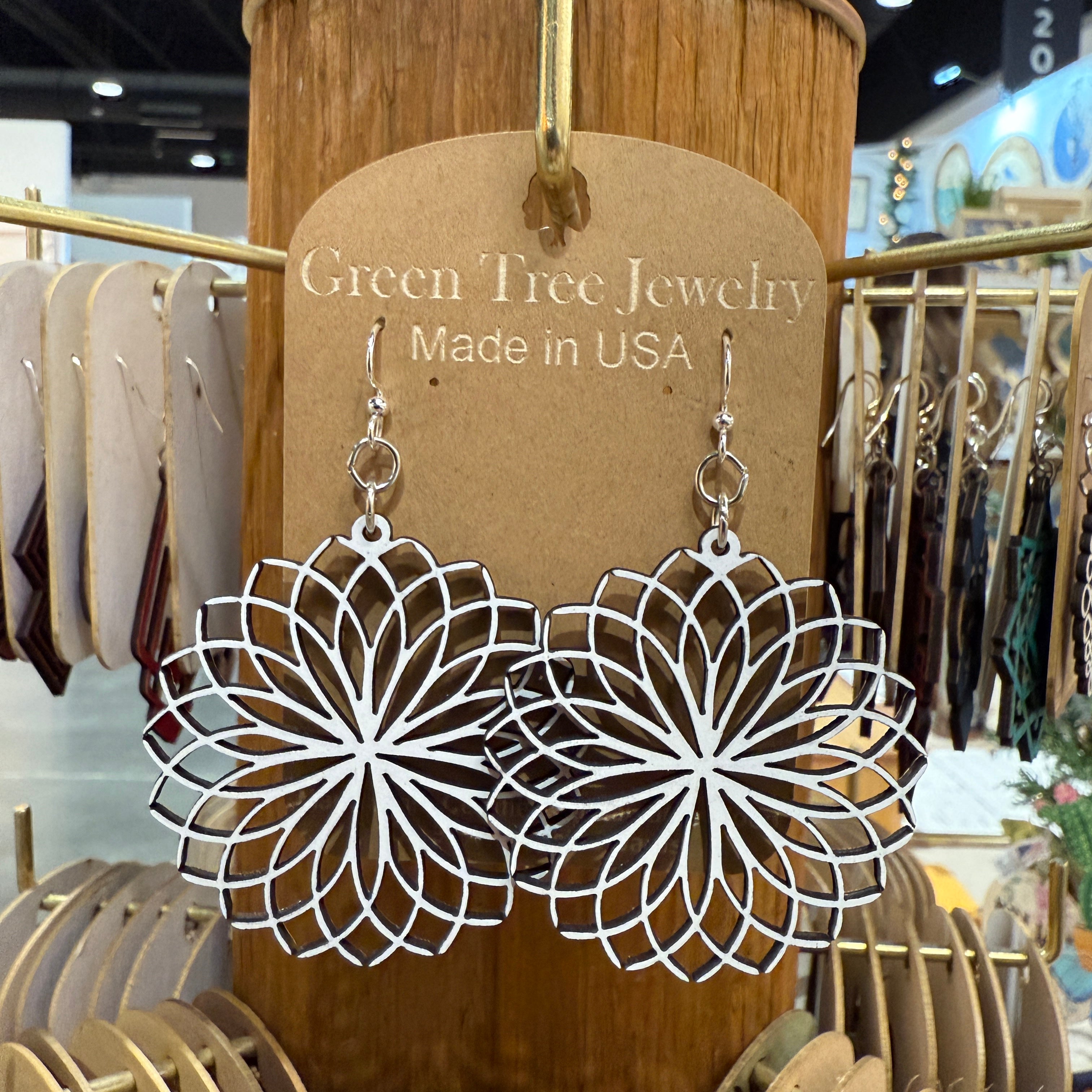 Tipped Petal Earrings # 1689